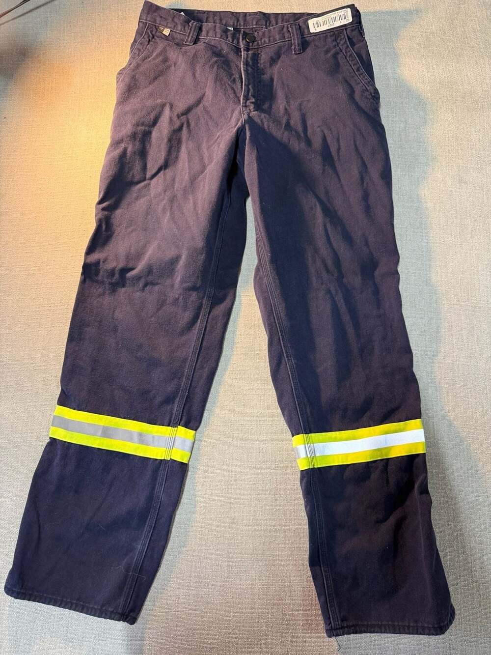 Carhartt FR Flame Resistant Navy Blue Reflectivity Safety Work Pants 63685-20